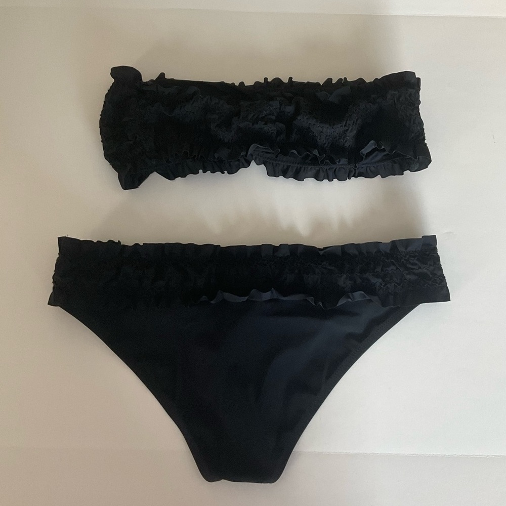 Tory Burch Smocked Bandeau Bikini - Picture 3 of 7